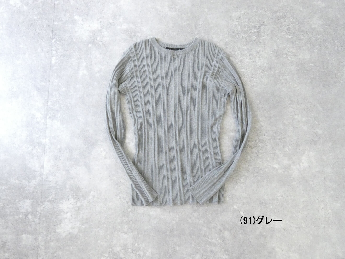 mizuiro ind(ミズイロインド) クルーネックリブプルオーバーの商品画像9