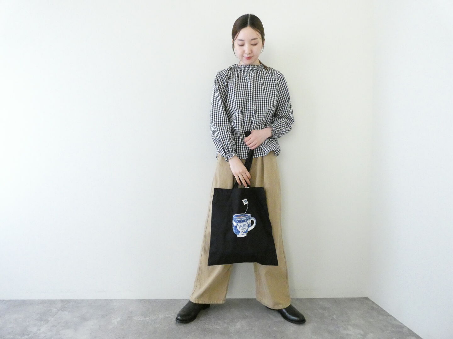 R&D.M.Co-(オールドマンズテーラー) BLUE WILLOW MILK TEA TOTE BAGの商品画像7