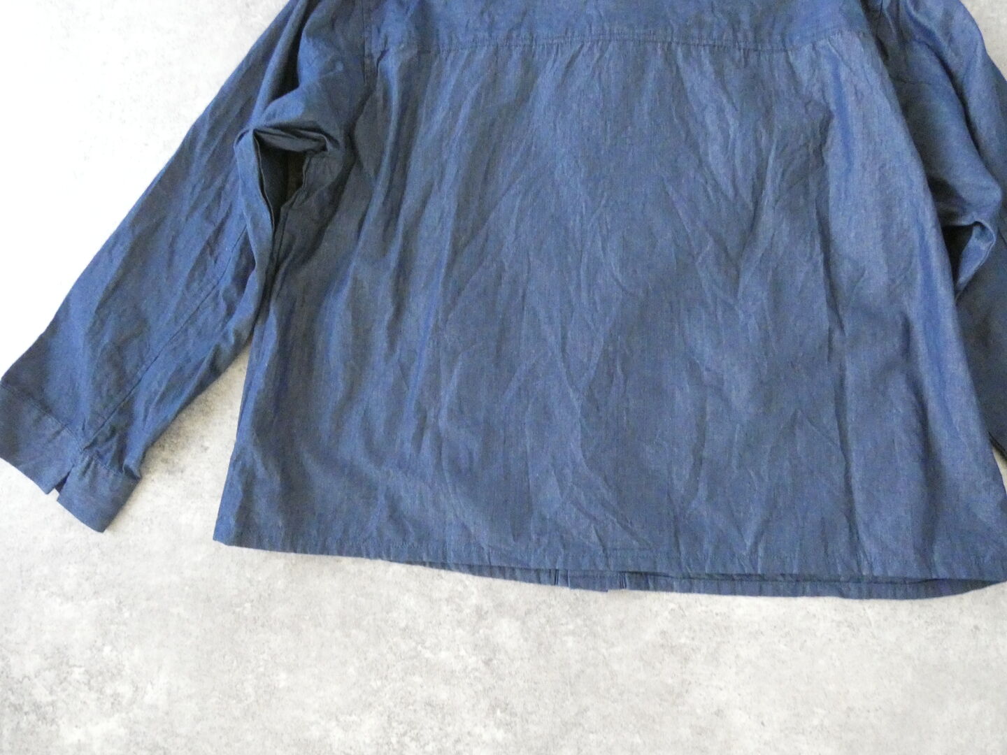 PARADIS(パラディ) ダンガリーピケフリル衿ブラウスの商品画像30