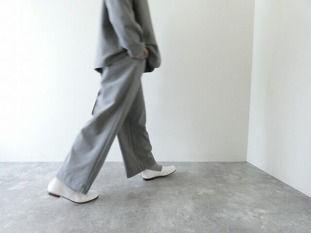 prit(プリット) 30/2ツイルストレッチ裏起毛ワイドパンツの商品画像4