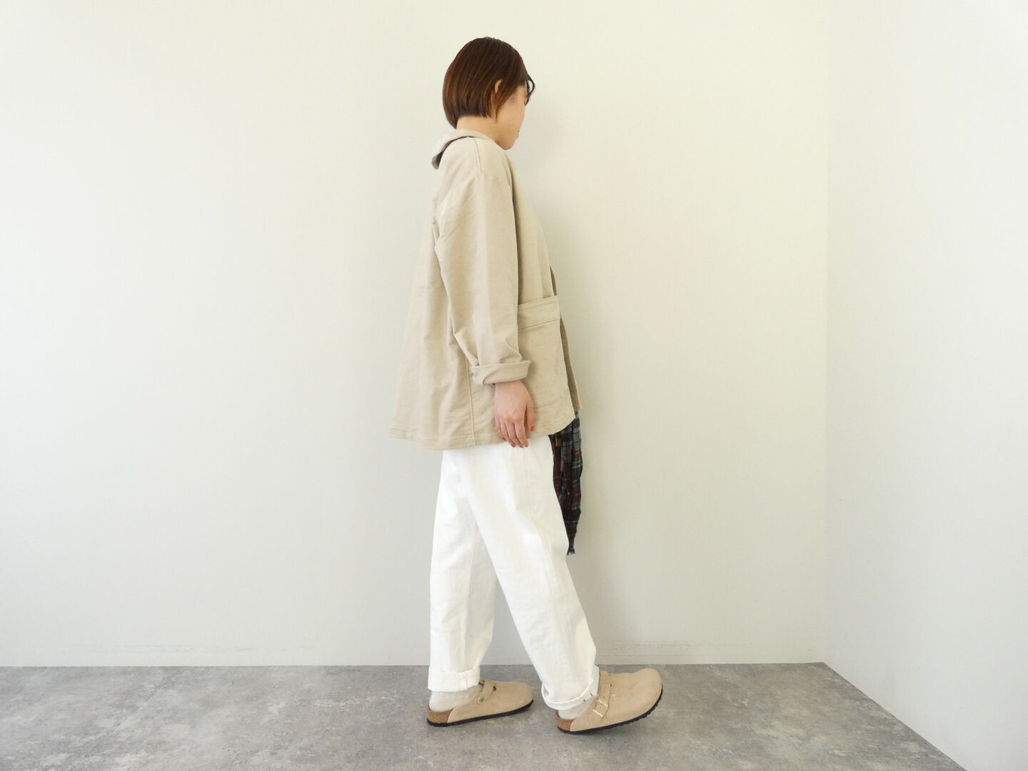 prit(プリット) ストレッチモールスキンカバーオールの商品画像8