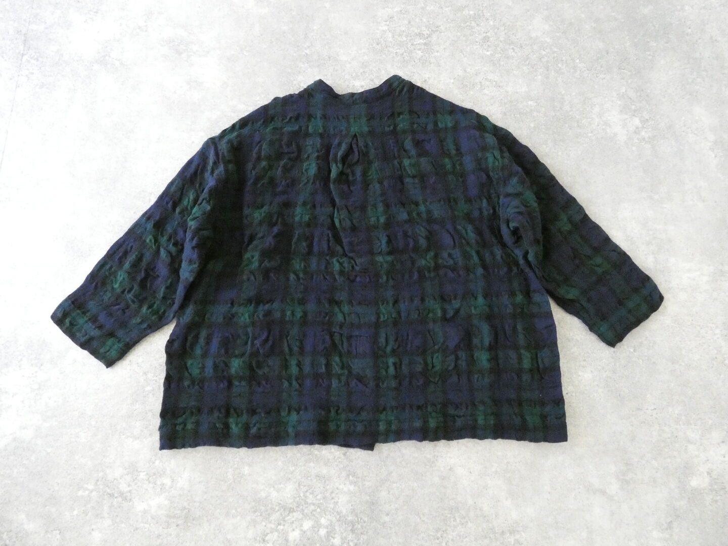 prit(プリット) ウールコットンチェックスタンドカラーシャツジャケットの商品画像43