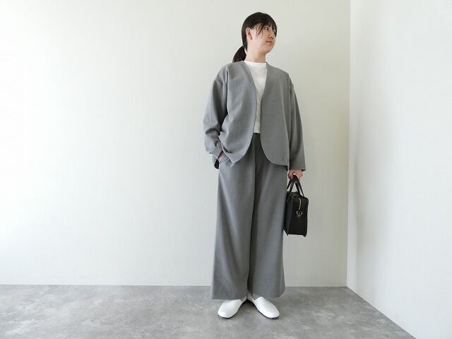 prit(プリット) 30/2ツイルストレッチ裏起毛トッパーカーディガンの商品画像11