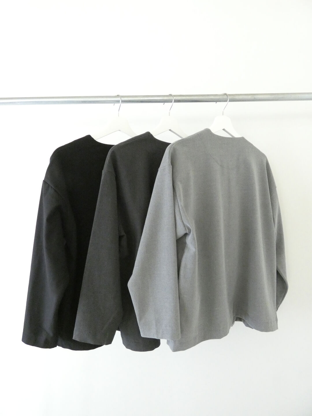 prit(プリット) 30/2ツイルストレッチ裏起毛トッパーカーディガンの商品画像14