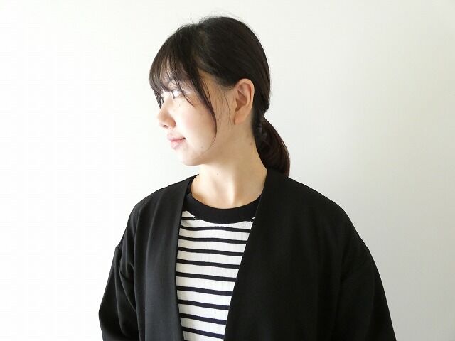 prit(プリット) 30/2ツイルストレッチ裏起毛トッパーカーディガンの商品画像2
