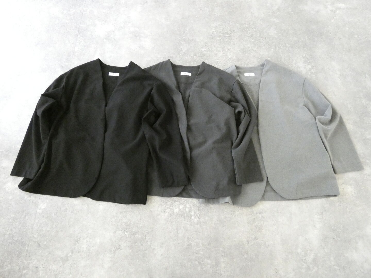 prit(プリット) 30/2ツイルストレッチ裏起毛トッパーカーディガンの商品画像3