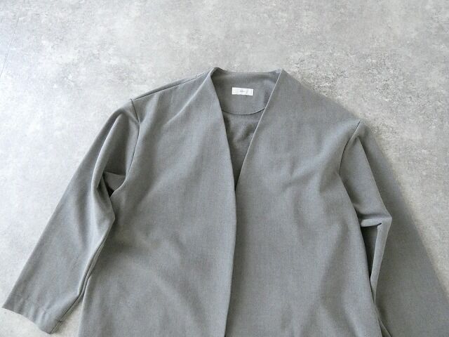 prit(プリット) 30/2ツイルストレッチ裏起毛トッパーカーディガンの商品画像30