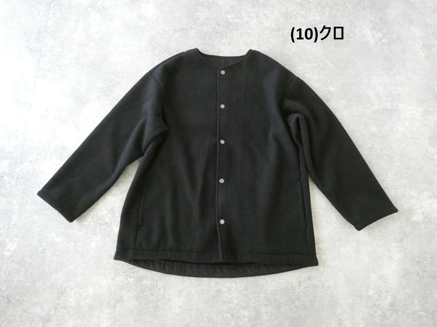 prit(プリット) ウール混フリースノーカラージャケットの商品画像42