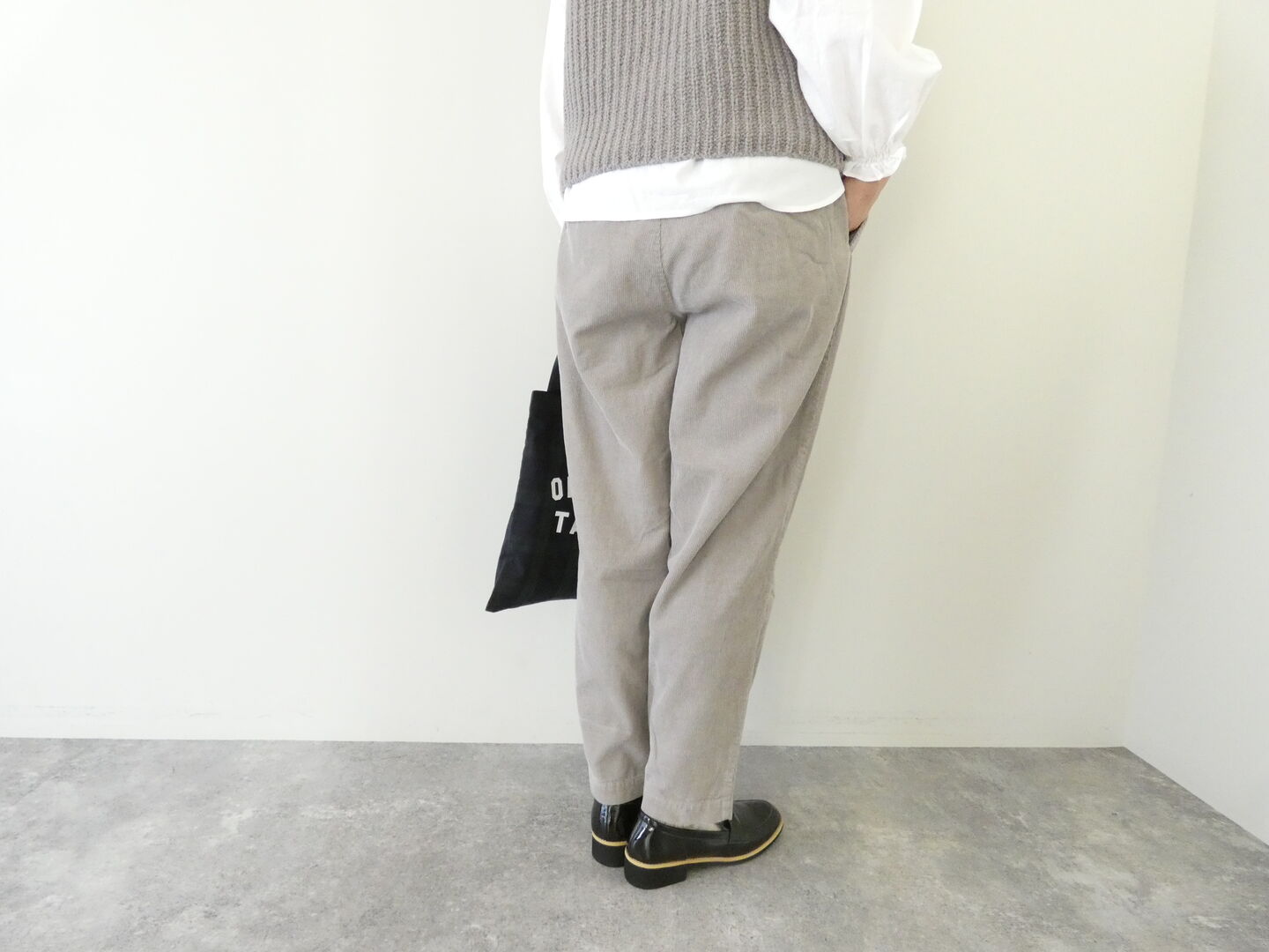 RINEN(リネン)  16/1 14ウェルコーデュロイテーパードパンツの商品画像6