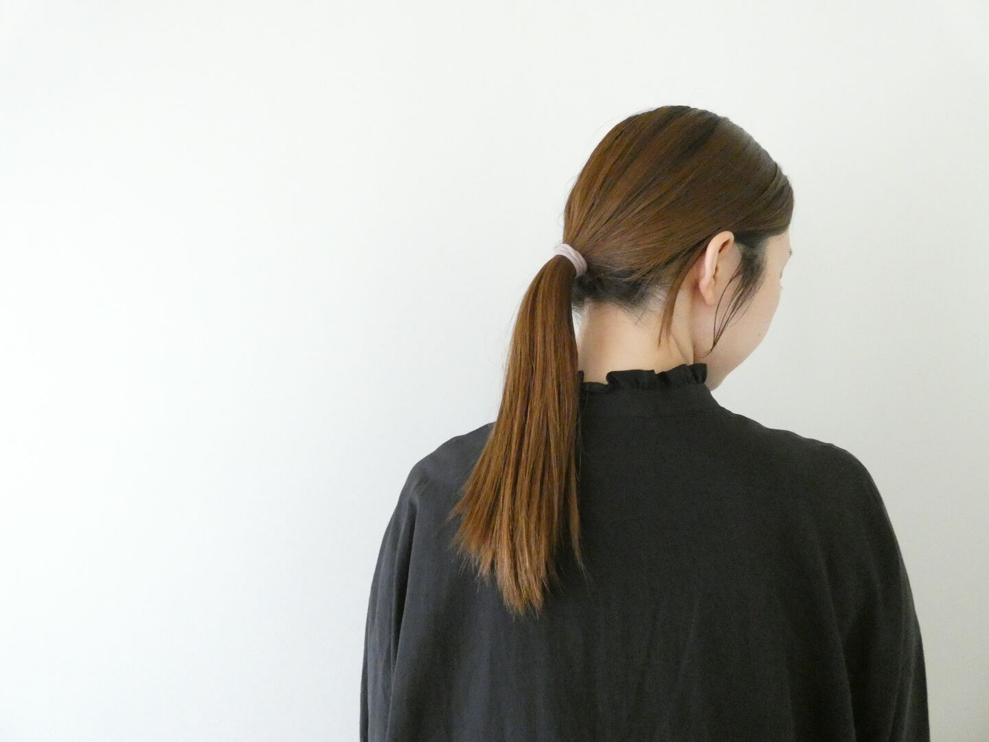 utilite リヨセルコットンバイオツイル　フリルシャツワンピースの商品画像22