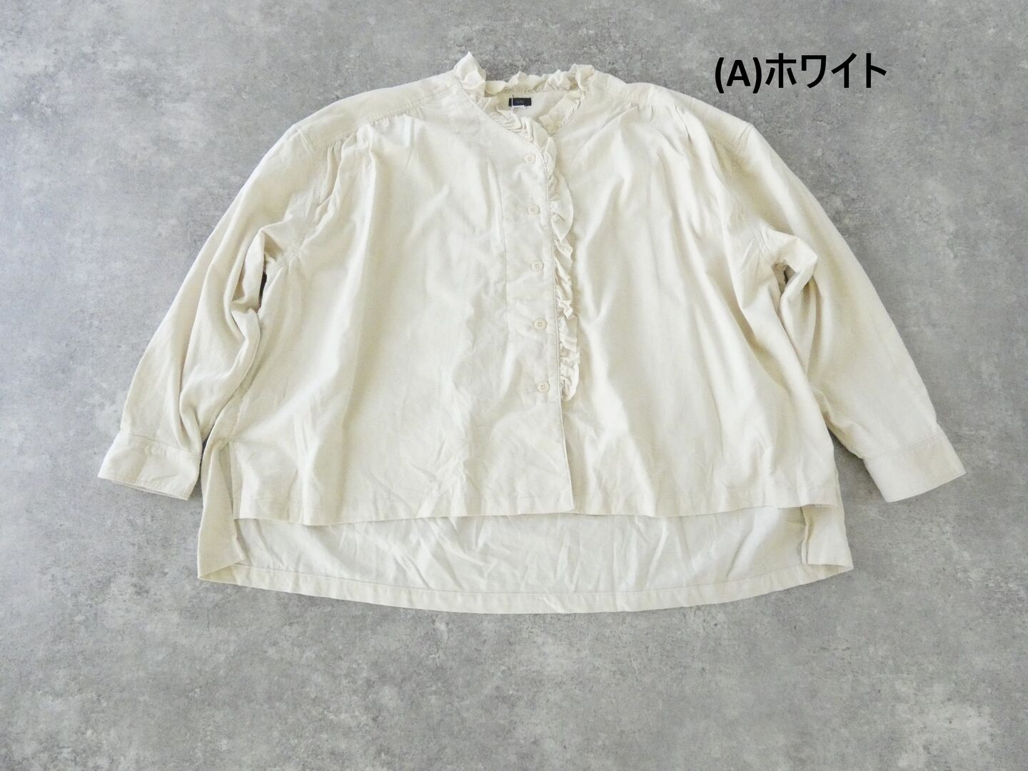 ichi(イチ) シャツコール前立てフリルシャツの商品画像28