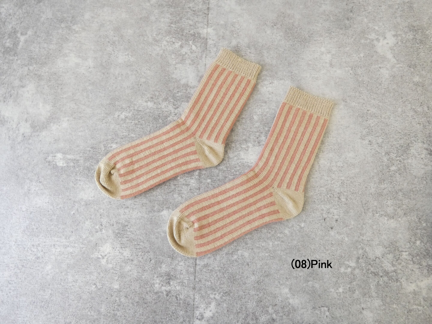 yahae(ヤハエ) Organic Cotton Mohair Stripe Socksの商品画像28