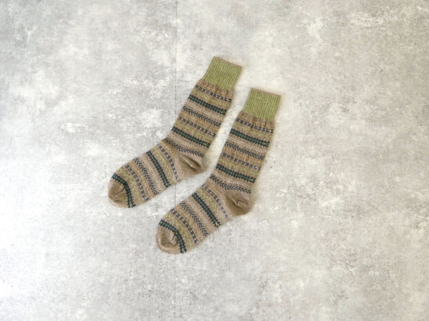 yahae(ヤハエ) Wool Fair Iste Socksの商品画像2