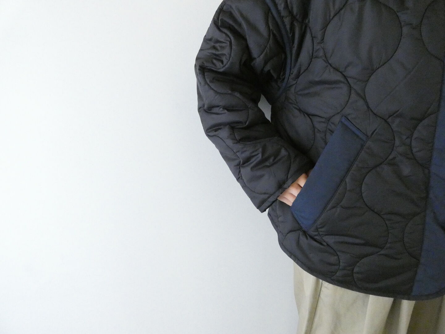 NATURAL LAUNDRY(ナチュラルランドリー) オニオンキルトチビスタンドジャケットの商品画像5