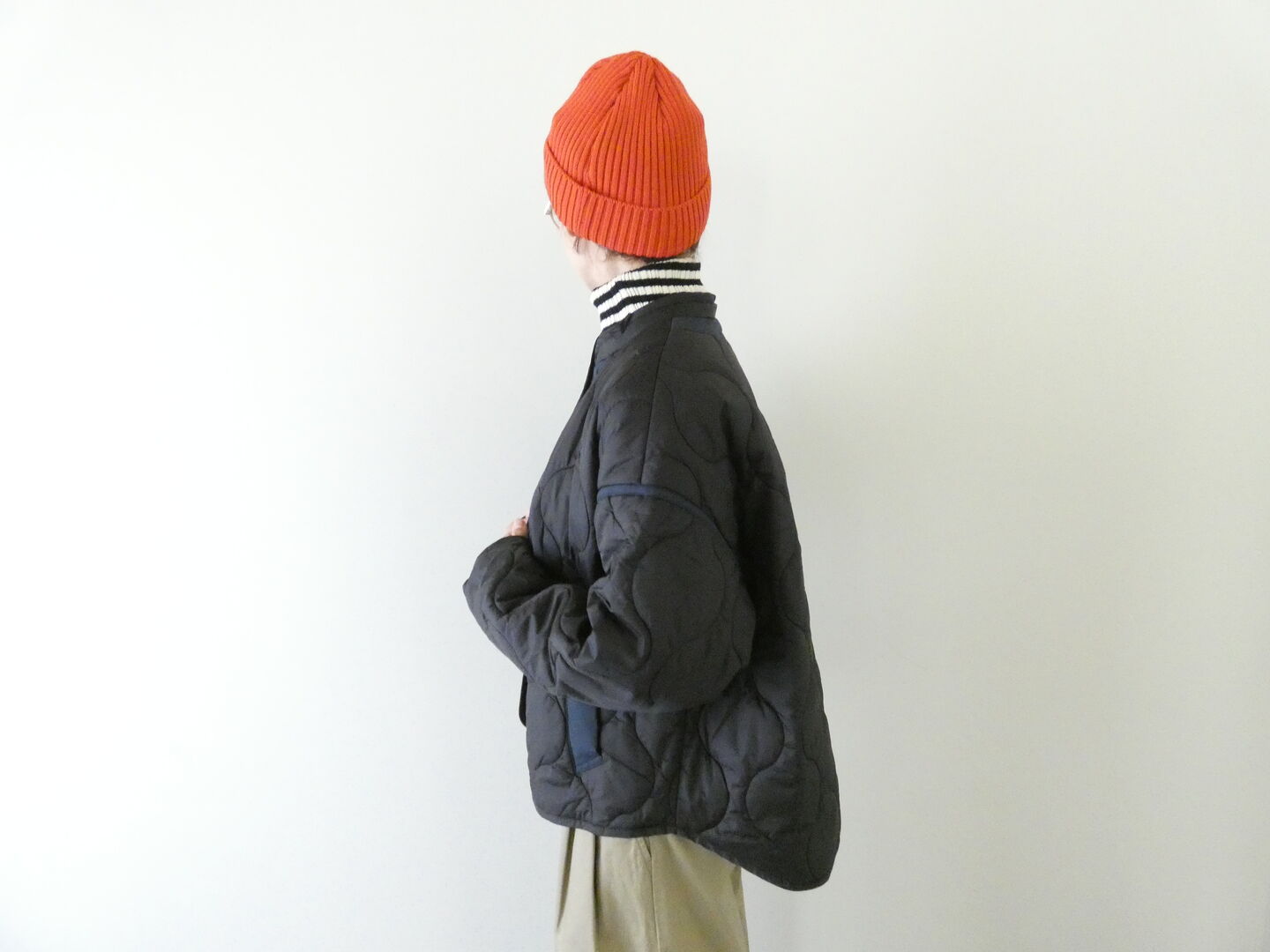 NATURAL LAUNDRY(ナチュラルランドリー) オニオンキルトチビスタンドジャケットの商品画像8