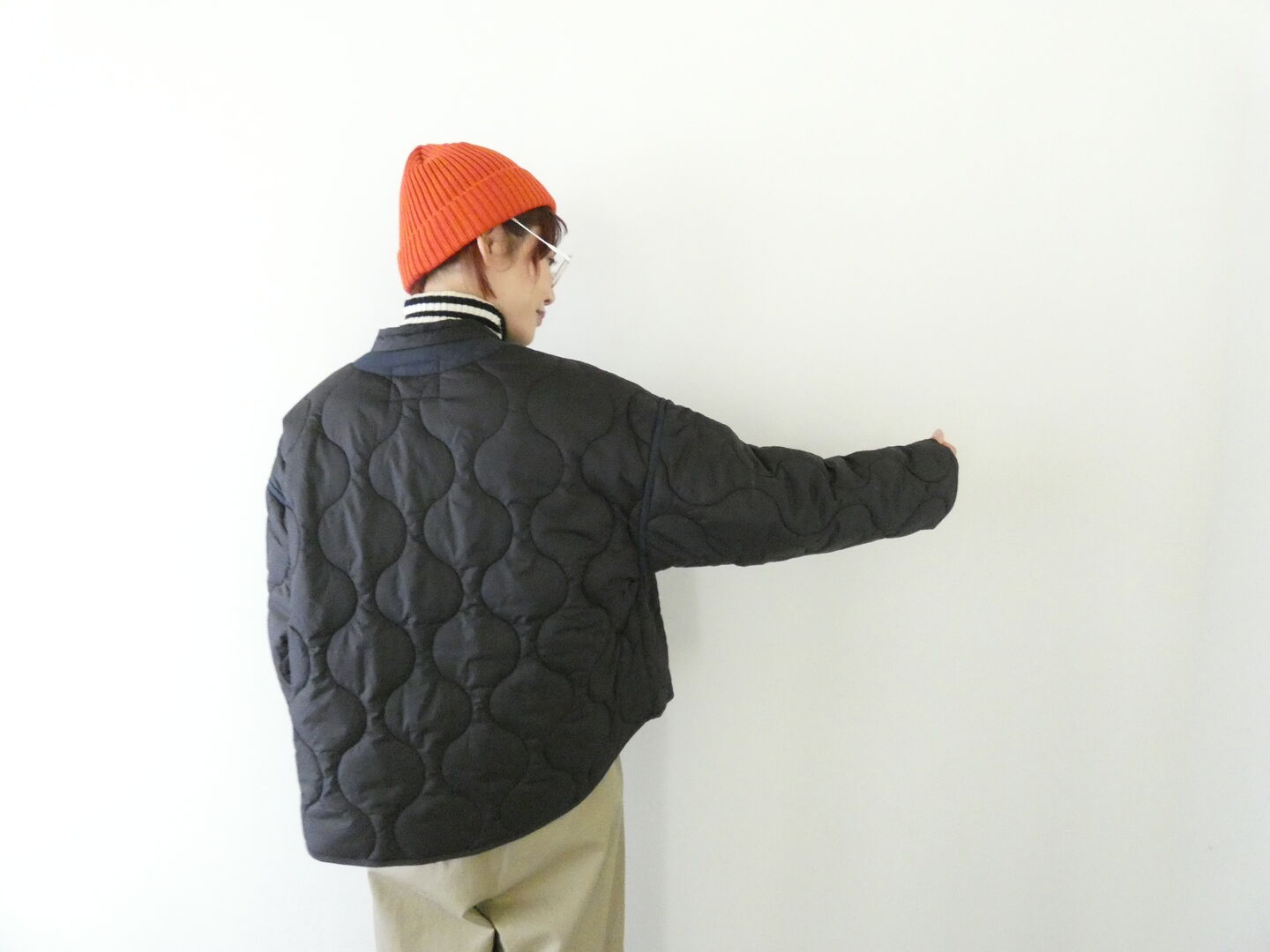 NATURAL LAUNDRY(ナチュラルランドリー) オニオンキルトチビスタンドジャケットの商品画像9