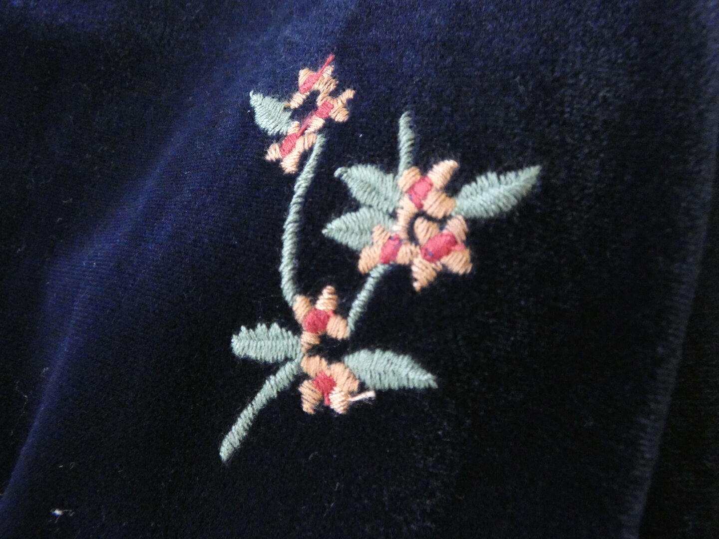 l’atelier du savon(アトリエドゥサボン) 秋の草花ベロア刺繍パンツの商品画像26
