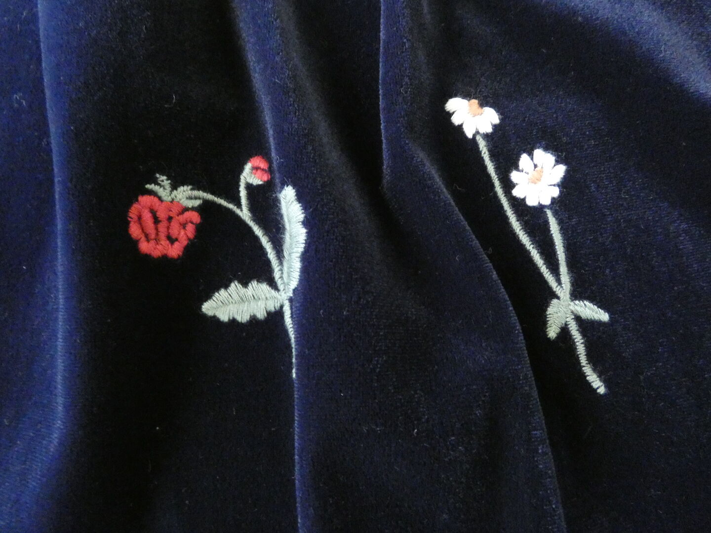 l’atelier du savon(アトリエドゥサボン) 秋の草花ベロア刺繍スカートの商品画像24