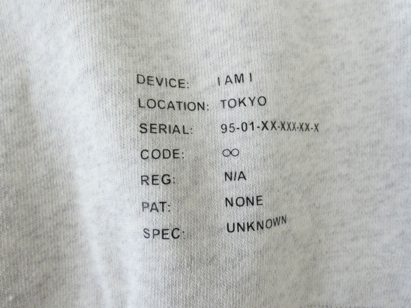 I am I in fact...(アイアムアイ インファクト) SUSIE SWEAT　数字スウェットの商品画像14
