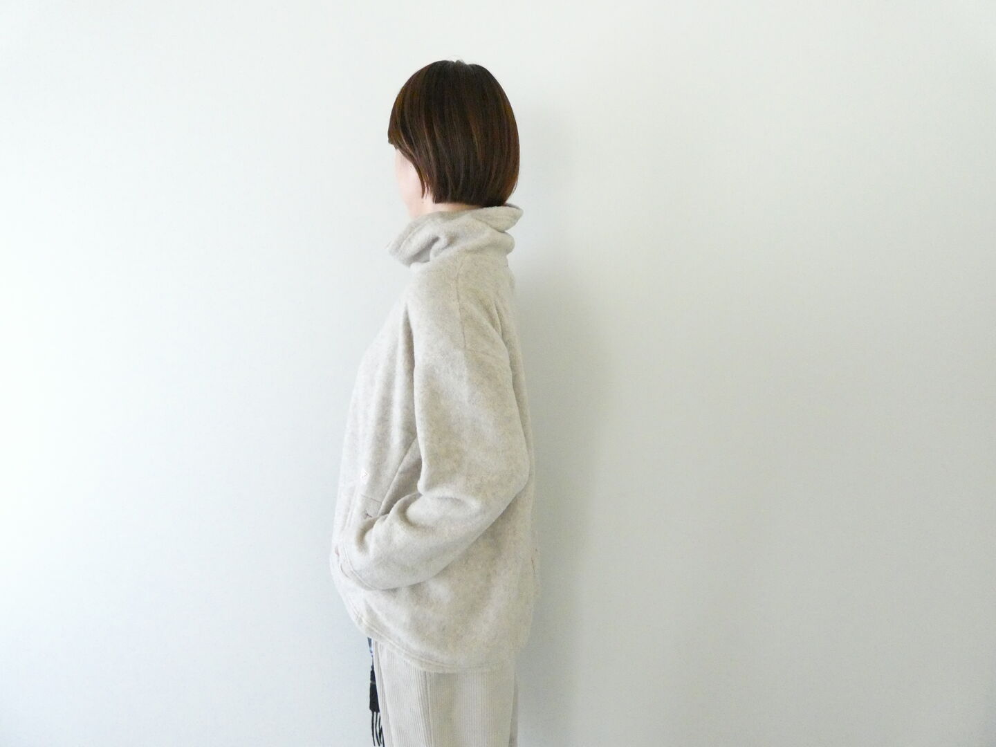 快晴堂(かいせいどう) Girl's・とろんとしたフリース オフタートル・プルオーバーの商品画像7