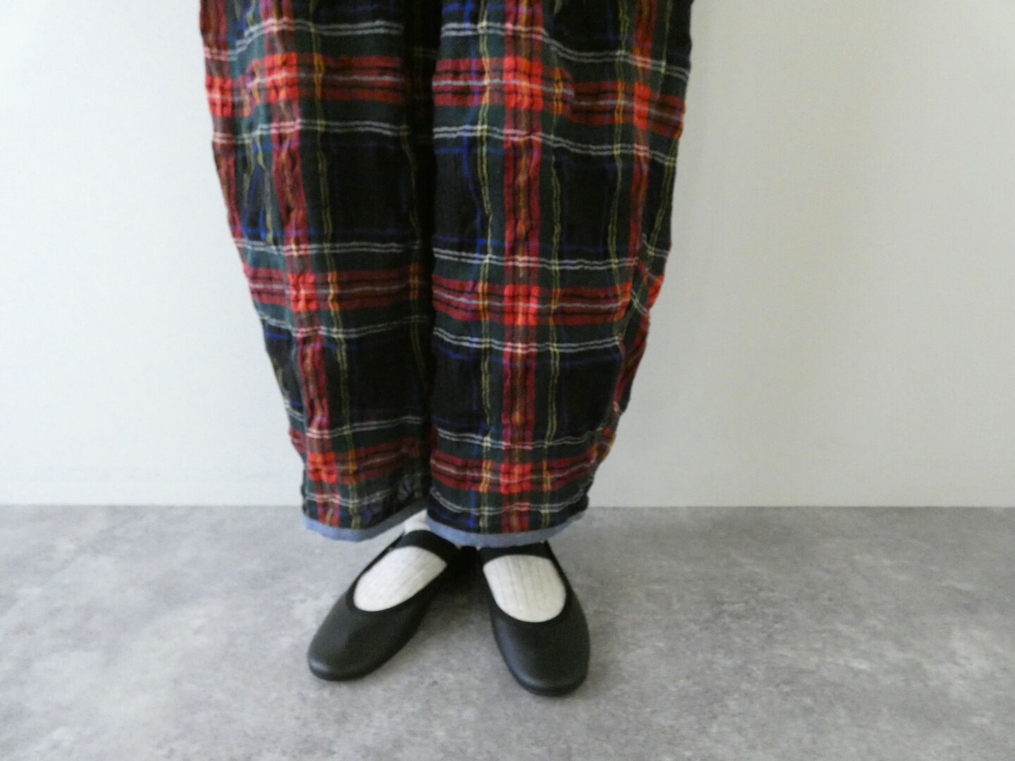 快晴堂(かいせいどう) NEW!タータンフォーエバー ふわふわタックパンツの商品画像4
