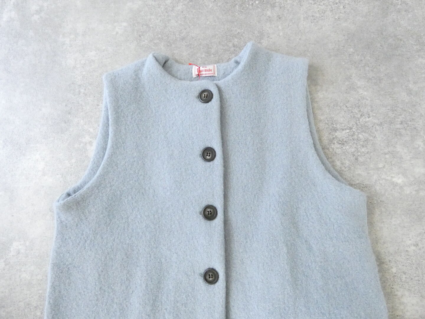 mao made(マオメイド) 中綿キルト×布帛ドッキングスタンダードベストの商品画像23