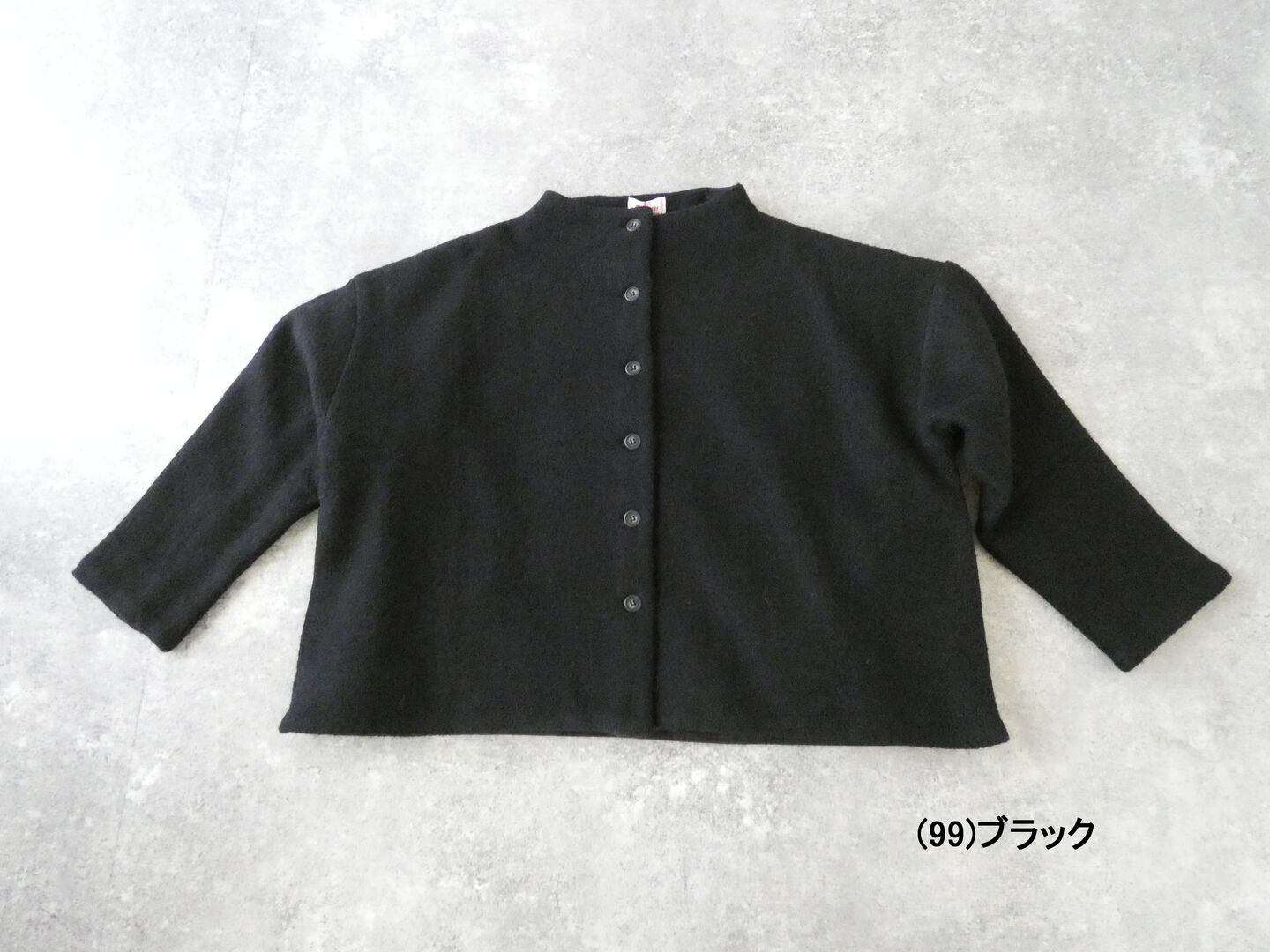 mao made(マオメイド) 中綿キルト布帛×ドッキング　モックネックワイドジャケットの商品画像28