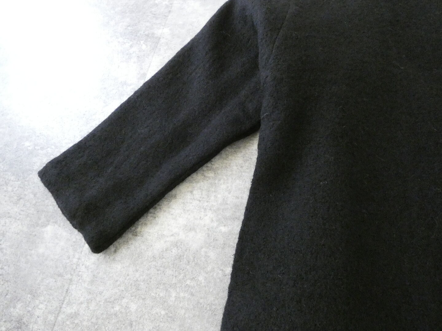 mao made(マオメイド) 中綿キルト布帛×ドッキング　モックネックワイドジャケットの商品画像32