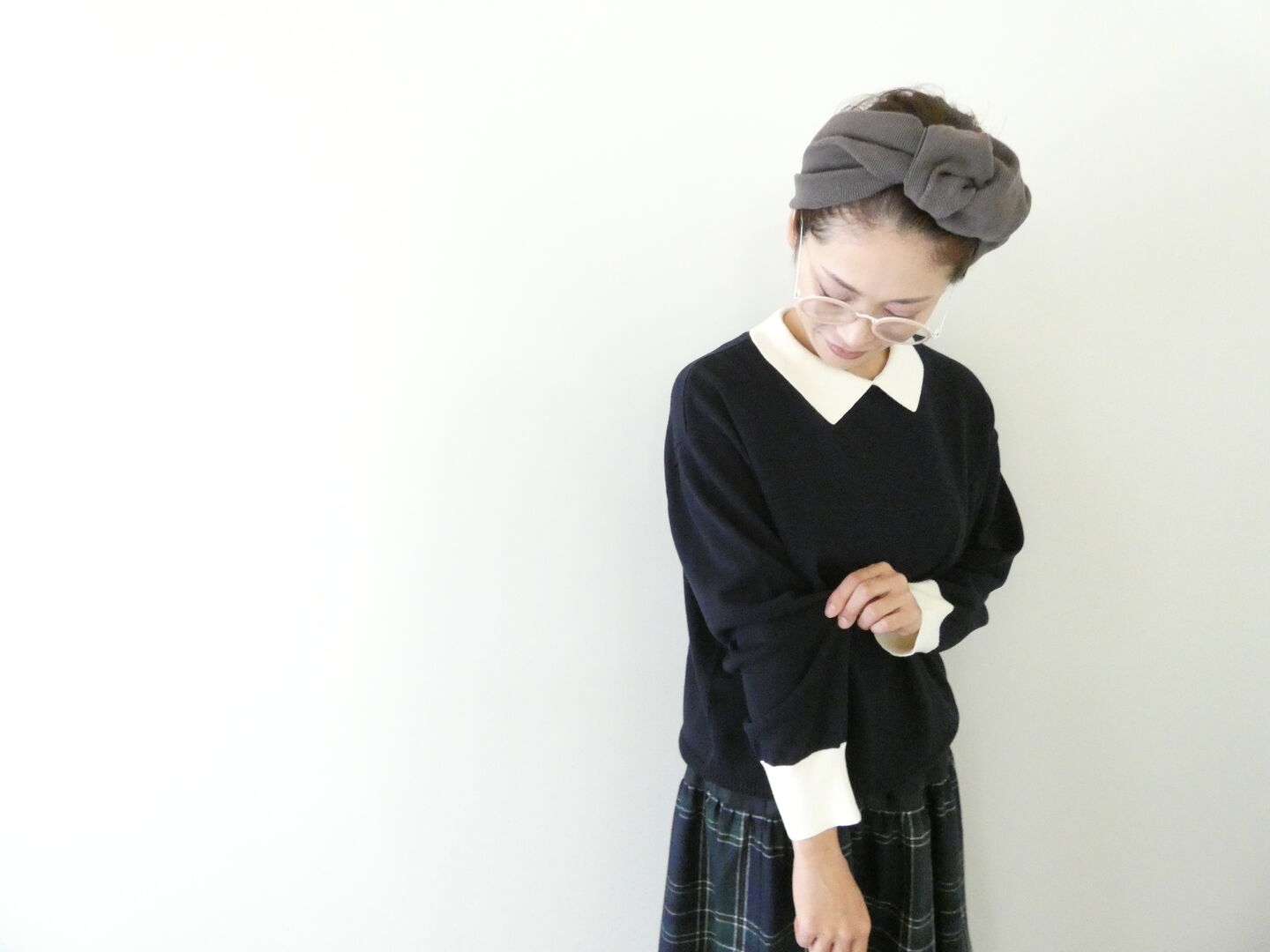 mao made(マオメイド) やわらかコットンちょこっと衿レディライクプルオーバーの商品画像5