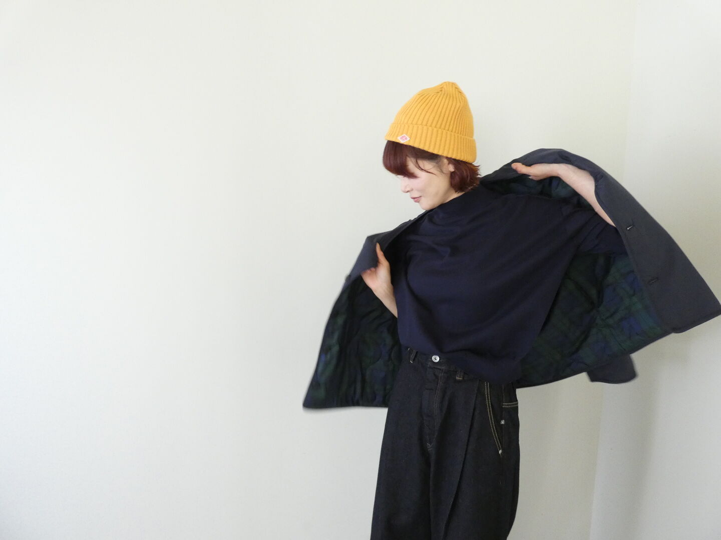 mao made(マオメイド) インクジェットプリント柄柄キルトリバーシブル　軽くてあったかリバーシブルジャケットの商品画像4
