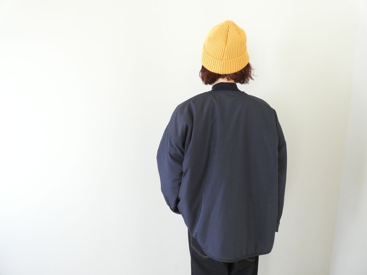 mao made(マオメイド) インクジェットプリント柄柄キルトリバーシブル　軽くてあったかリバーシブルジャケットの商品画像8