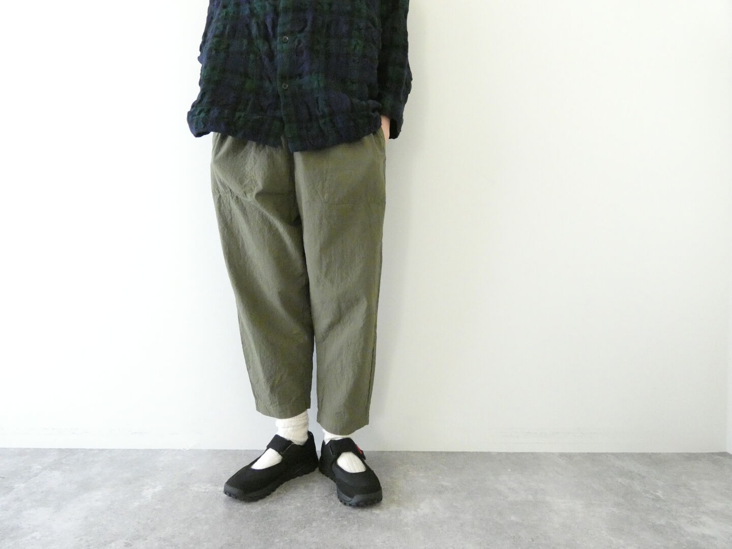 prit(プリット) 40/1二重織接結リラックスパンツの商品画像2