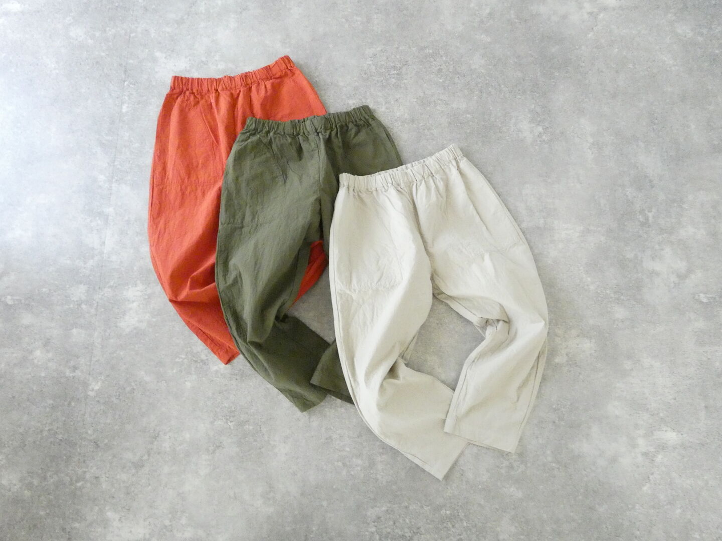prit(プリット) 40/1二重織接結リラックスパンツの商品画像3