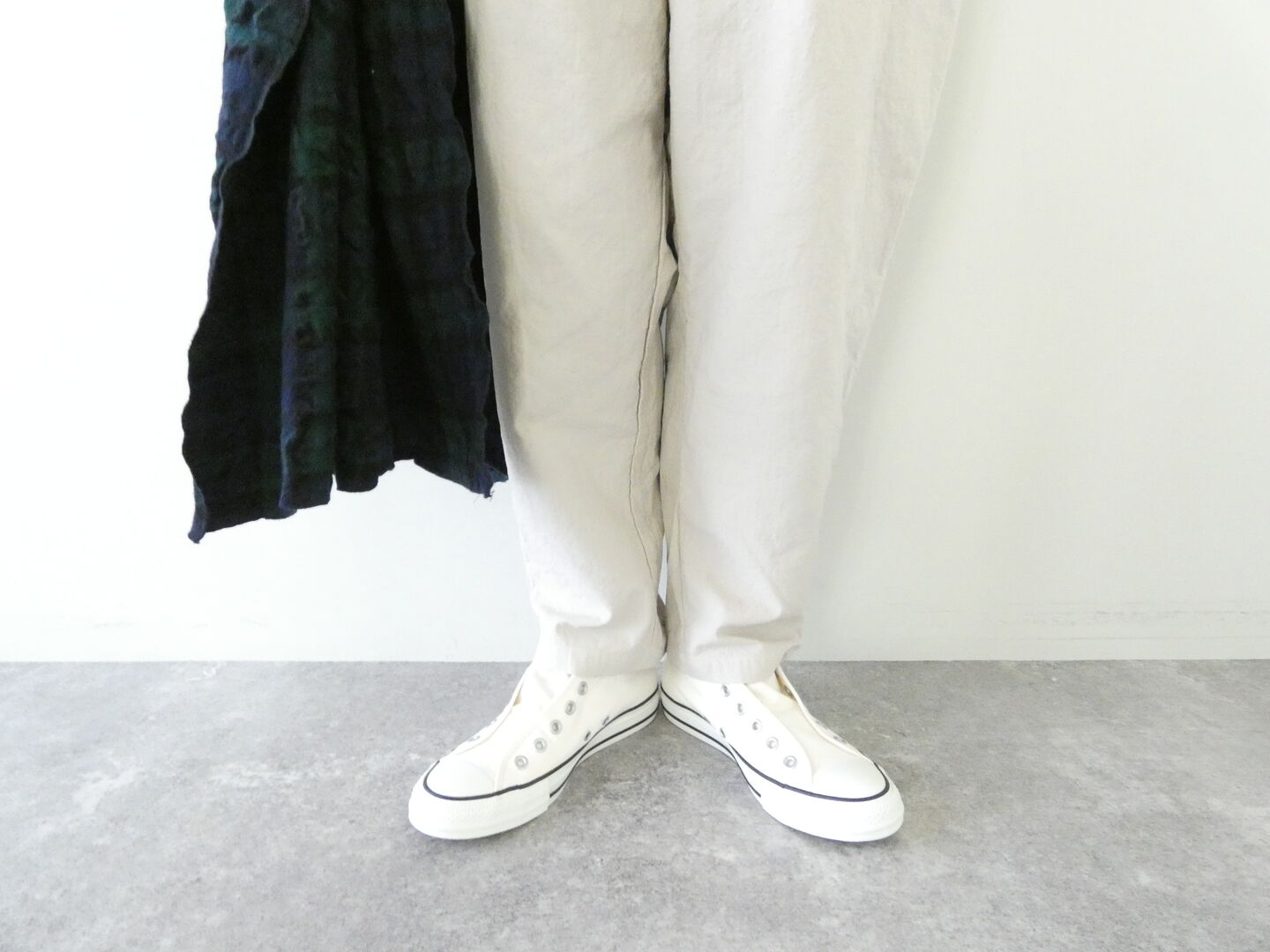 prit(プリット) 40/1二重織接結サルエルパンツの商品画像8