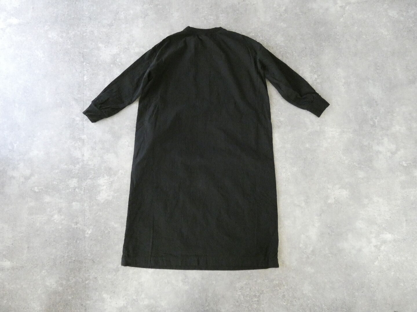 prit(プリット) 40/1二重織接結クルーネックスラッシュポケットワイドワンピースの商品画像11