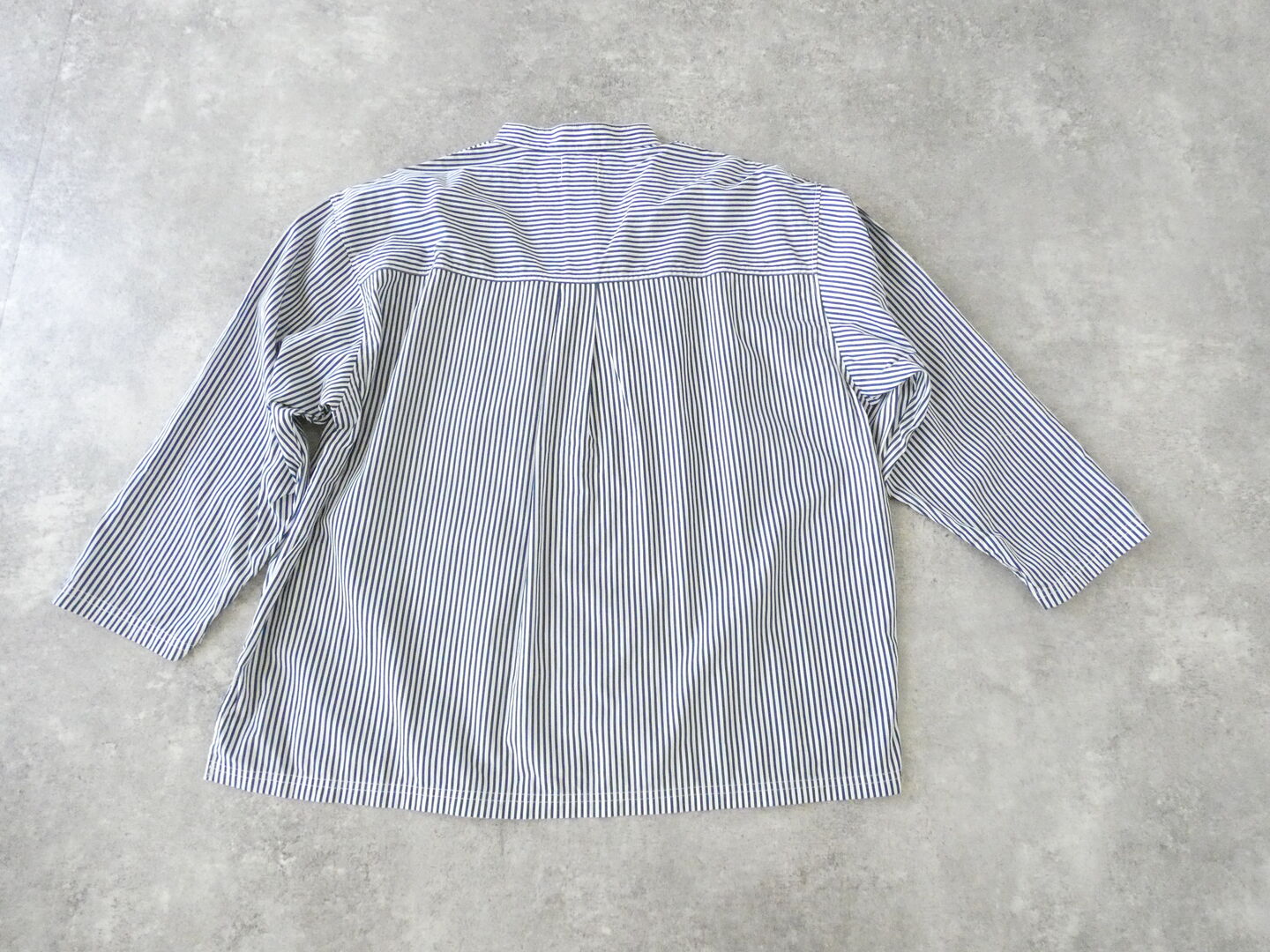 setten(セッテン) ストライプサイドスリットスタンドカラーシャツの商品画像11