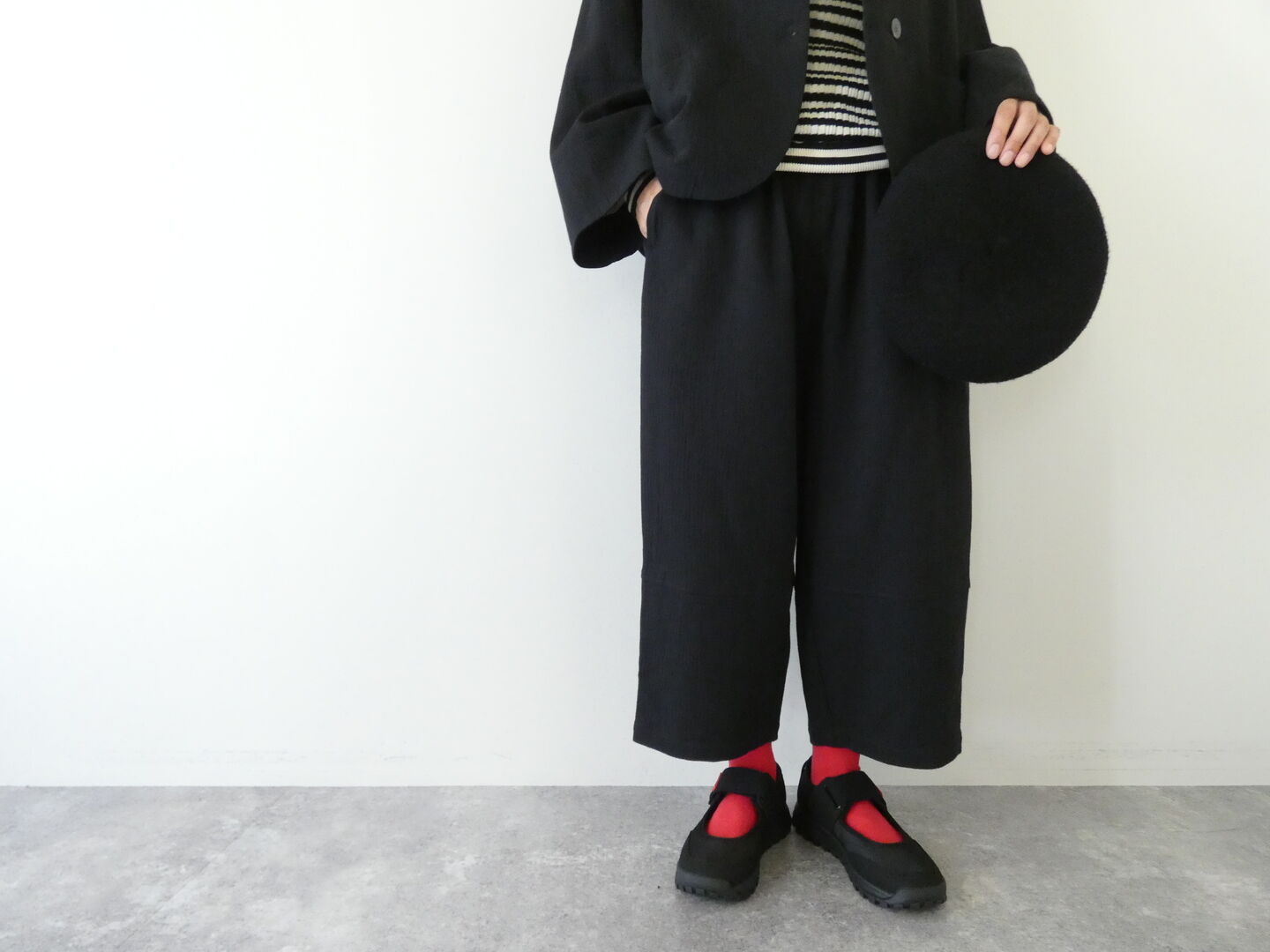 TANG(タング) 綿麻ツイルダブルパンツの商品画像7
