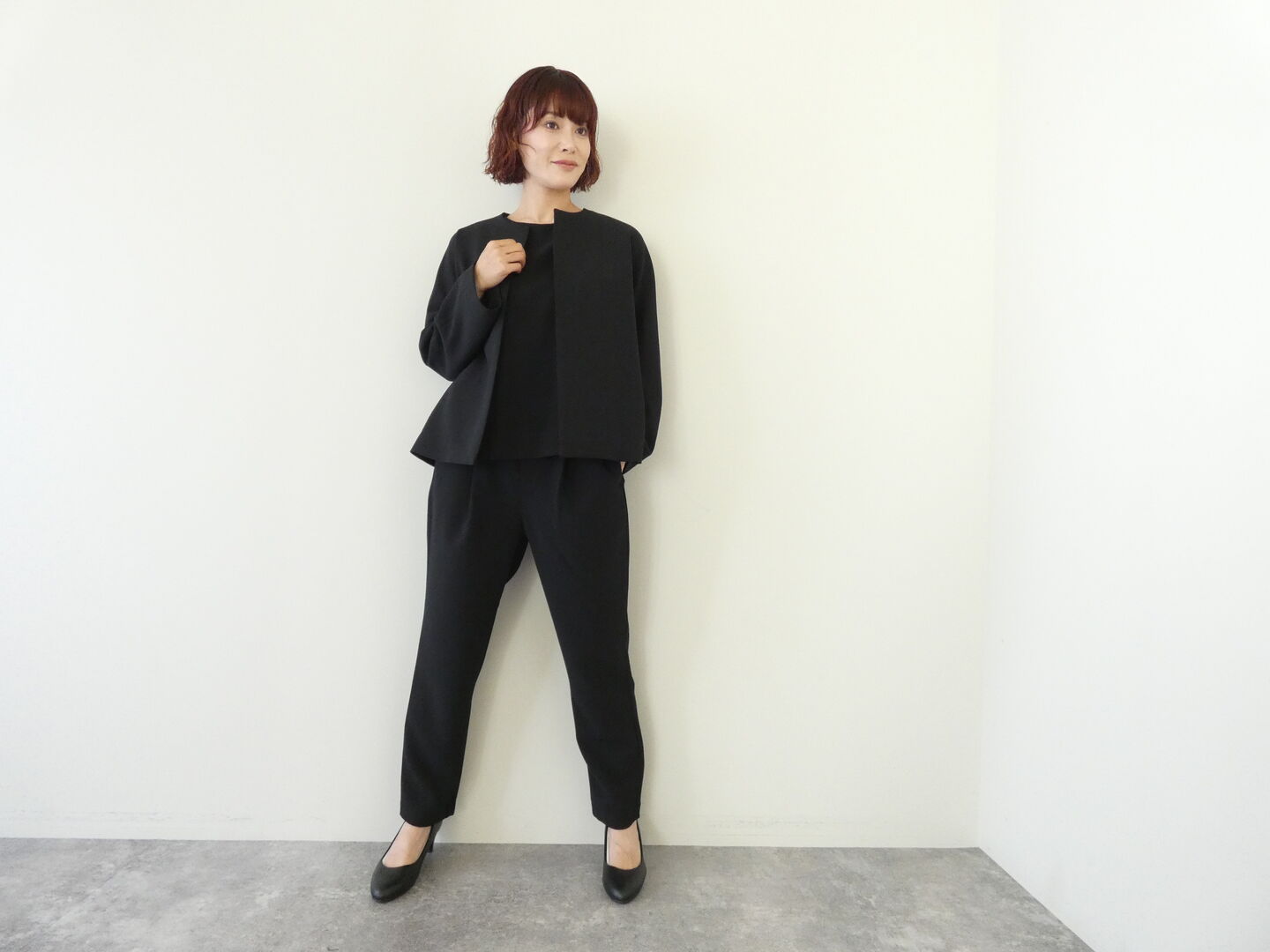 TRAVAIL MANUEL(トラバイユマニュアル) WクロススリットTブラウスの商品画像10