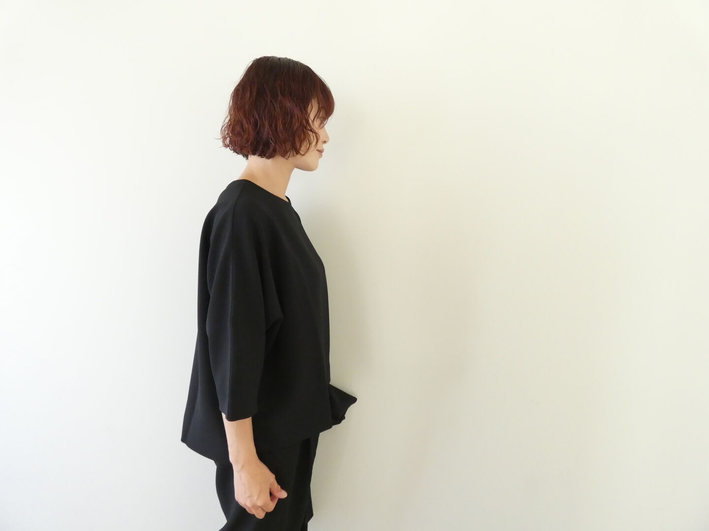 TRAVAIL MANUEL(トラバイユマニュアル) WクロススリットTブラウスの商品画像7