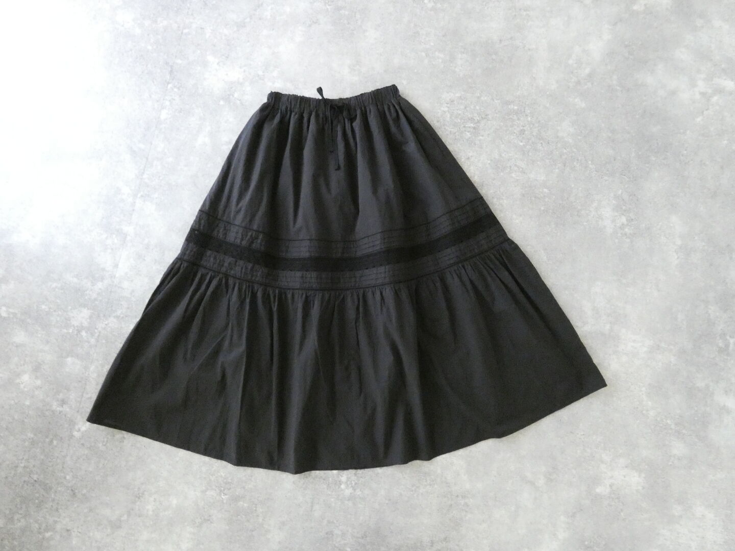vb シャンブレー&ローンLACEスカートの商品画像3