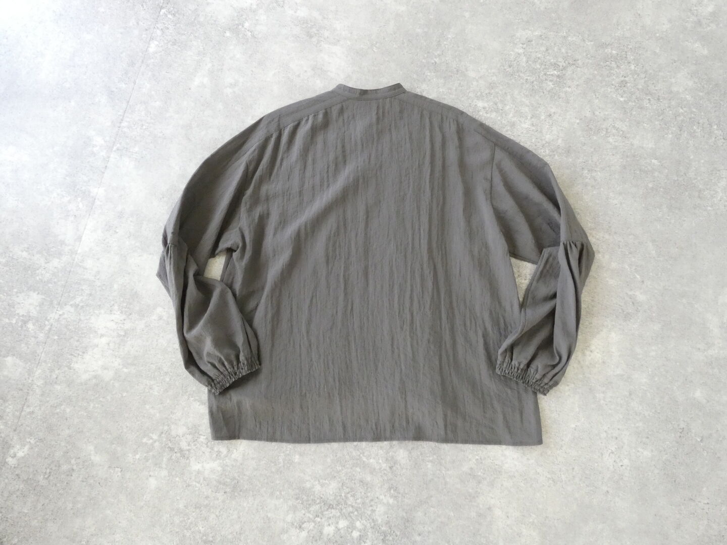 FIL DE FER(フィルデフェール) レーヨンナイロンワッシャーボーダーフリルブラウスの商品画像10