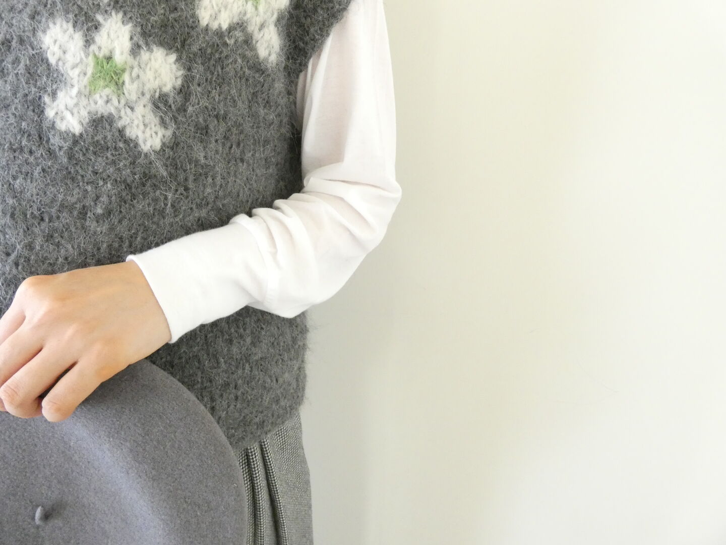 ichiAntiquite's(イチアンティークス) PERU HAND KNIT VEST ペルーハンドニットベストの商品画像16