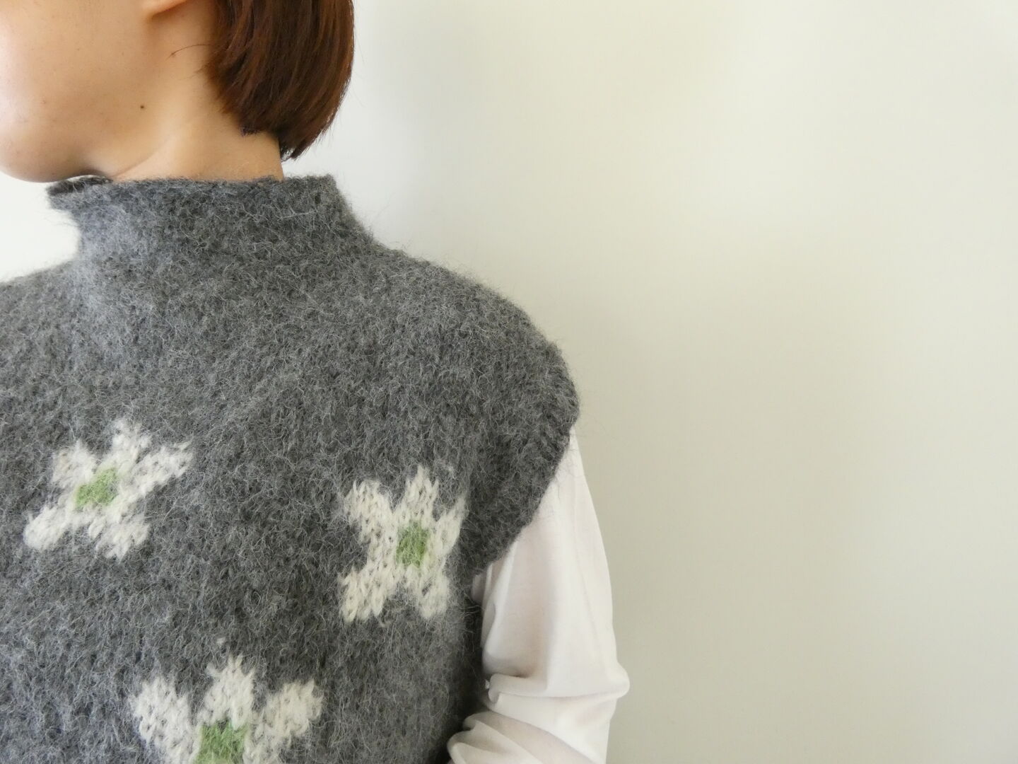 ichiAntiquite's(イチアンティークス) PERU HAND KNIT VEST ペルーハンドニットベストの商品画像2