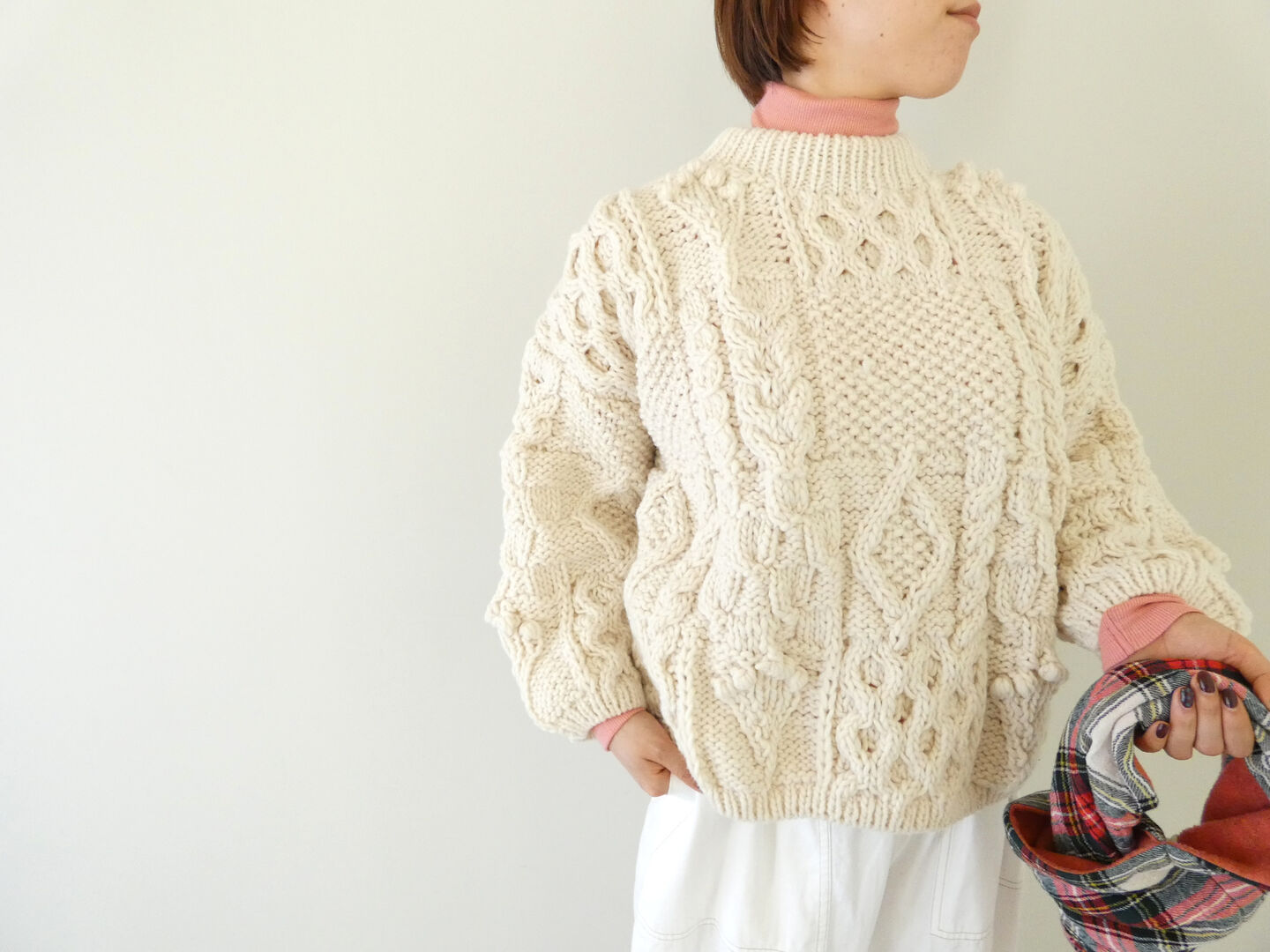ichiAntiquite's(イチアンティークス) PERU HAND KNIT PULLOVERの商品画像2