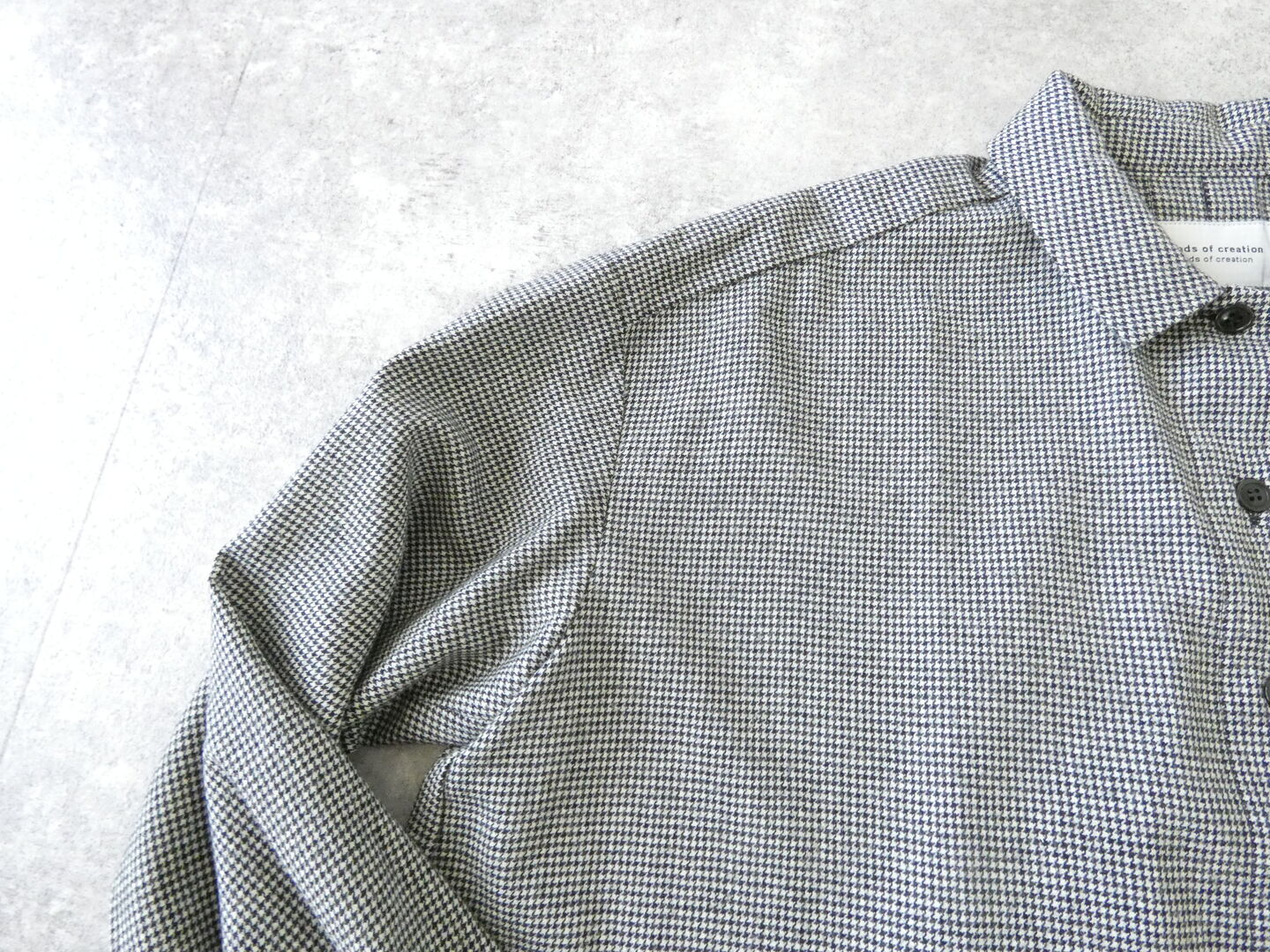 Hands of creation(ハンズオブクリエイション) classical wool strech　チビ衿オーバーブラウスの商品画像24