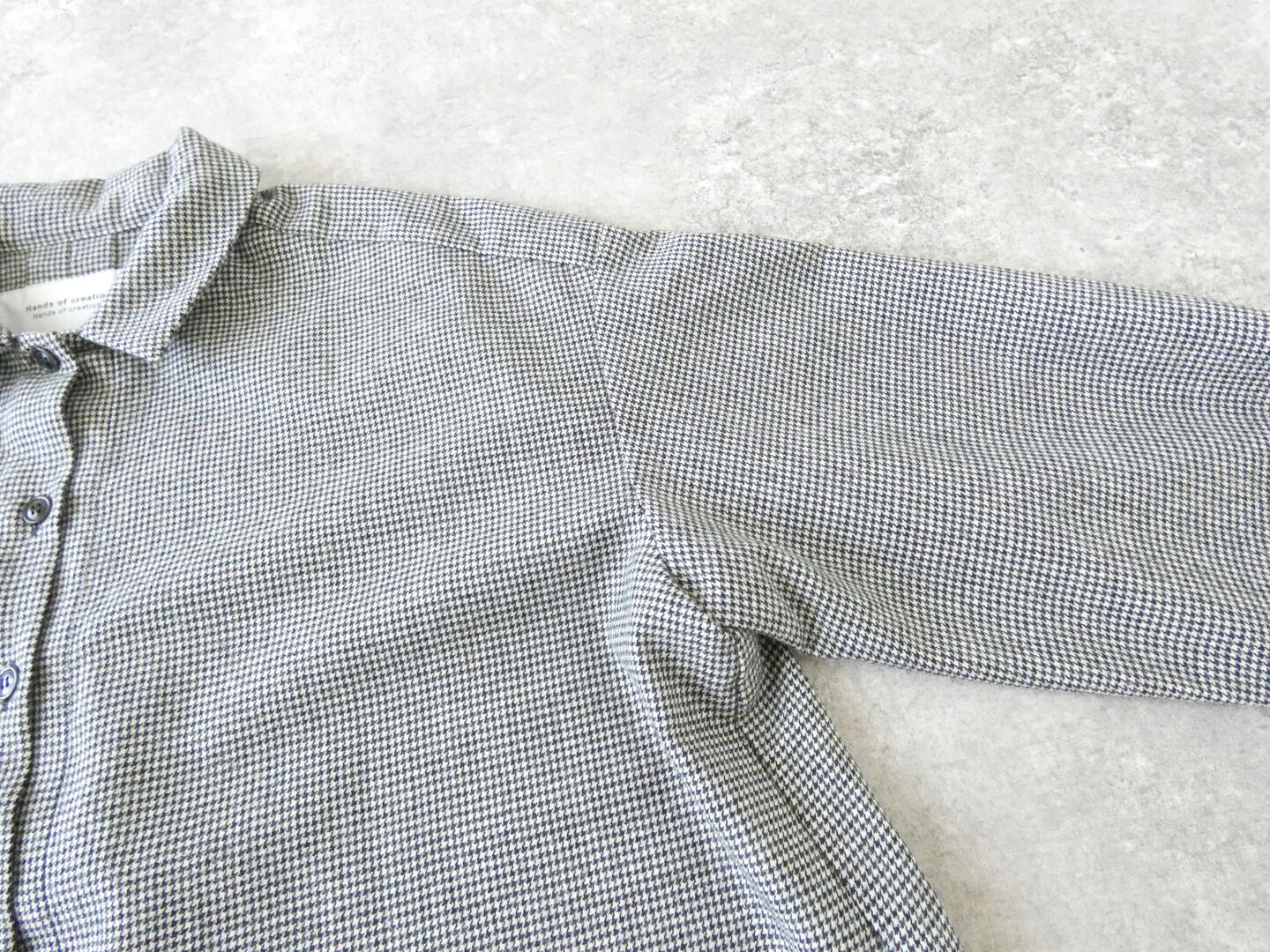 Hands of creation(ハンズオブクリエイション) classical wool strech　チビ衿オーバーブラウスの商品画像29