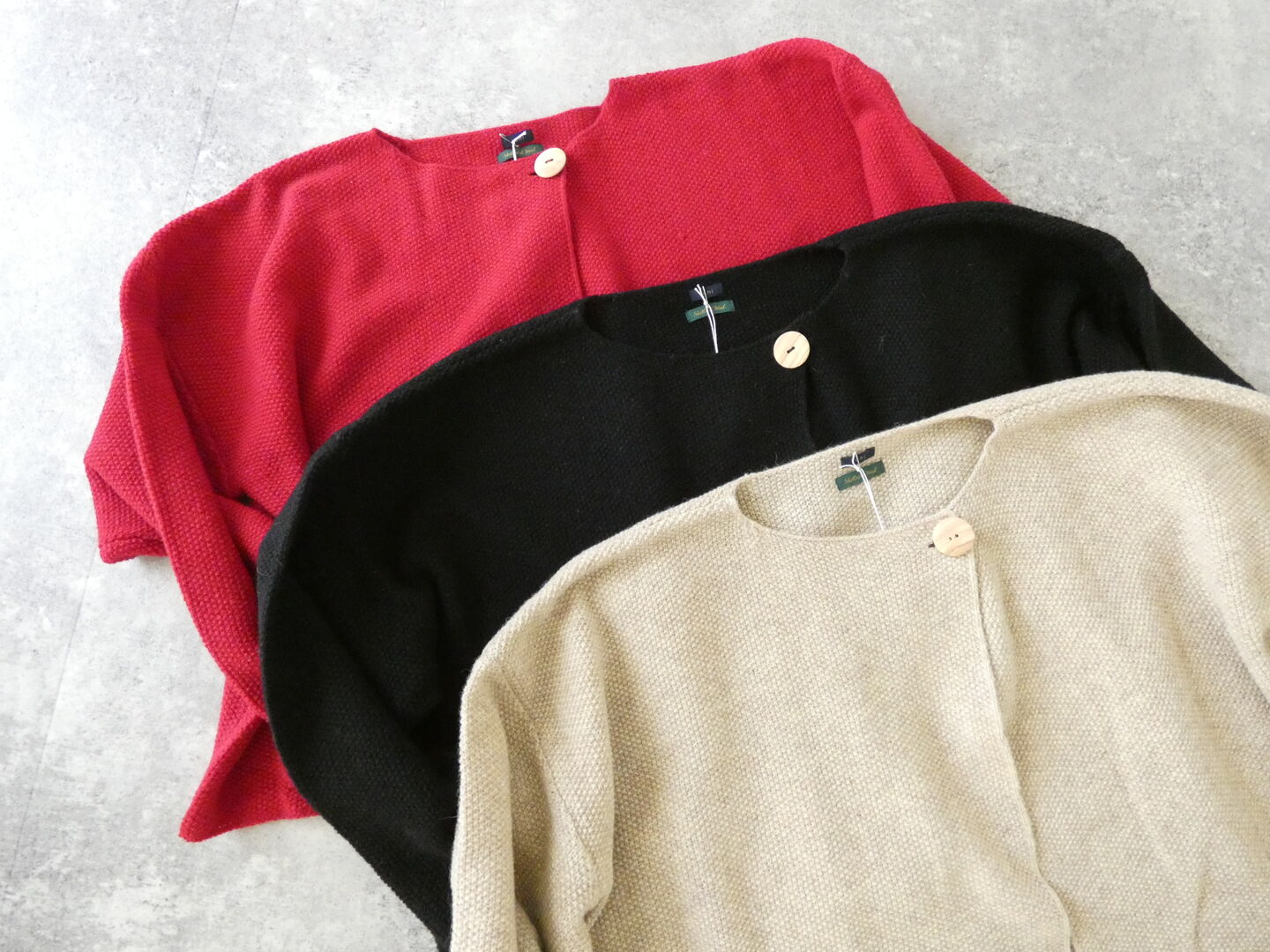 ichi(イチ) シェットランドウールカノコカーディガンの商品画像10