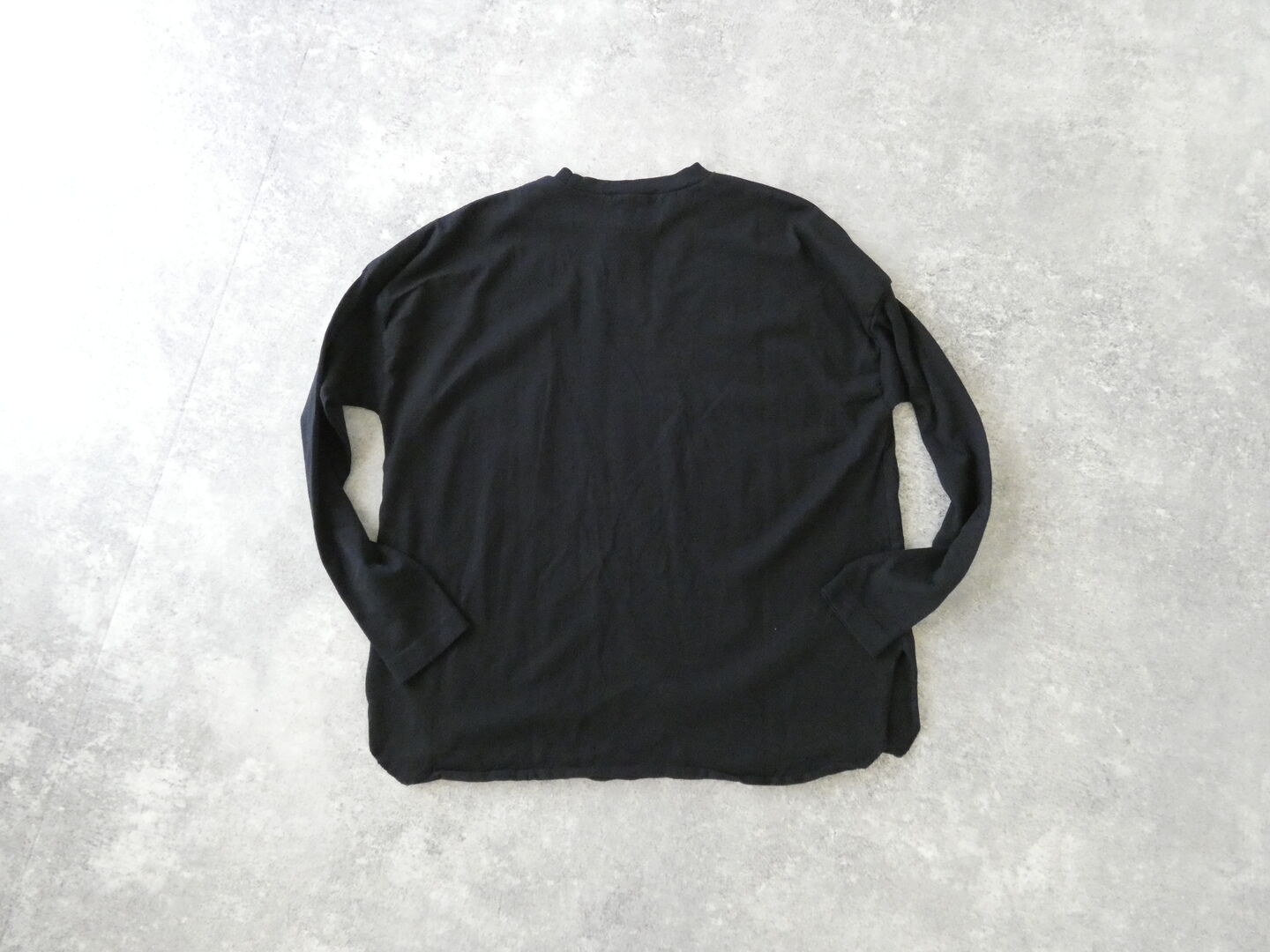 homspun(ホームスパン) 40/2天竺L/S裾ロックプルオーバーの商品画像11