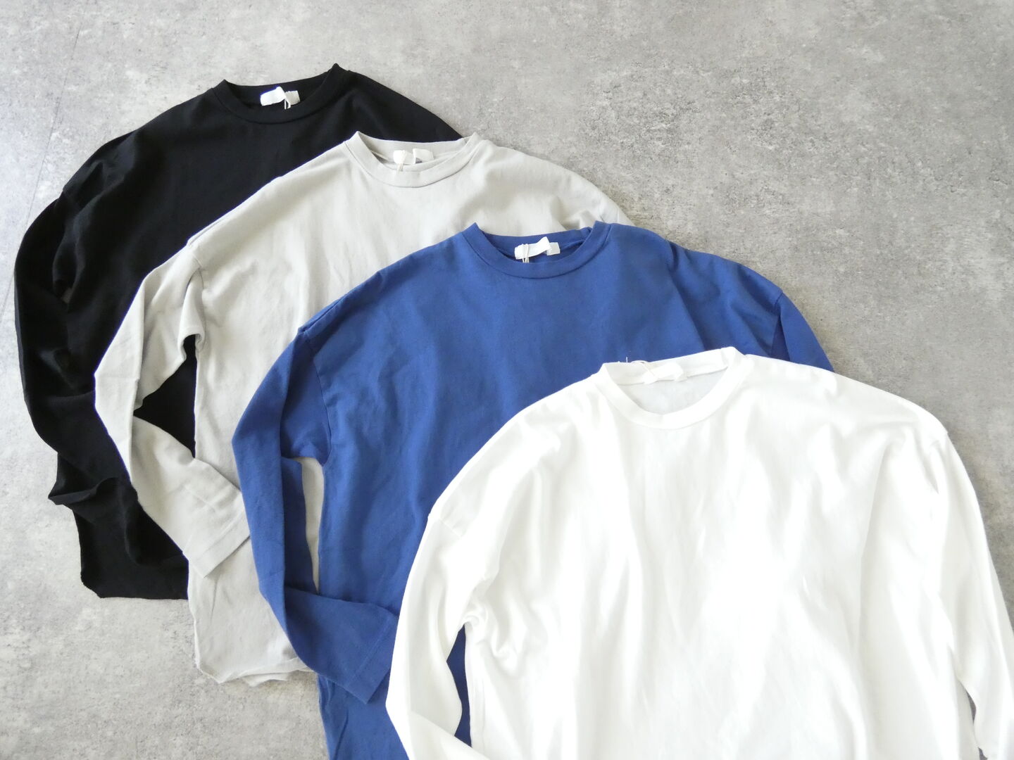 homspun(ホームスパン) 40/2天竺L/S裾ロックプルオーバーの商品画像19