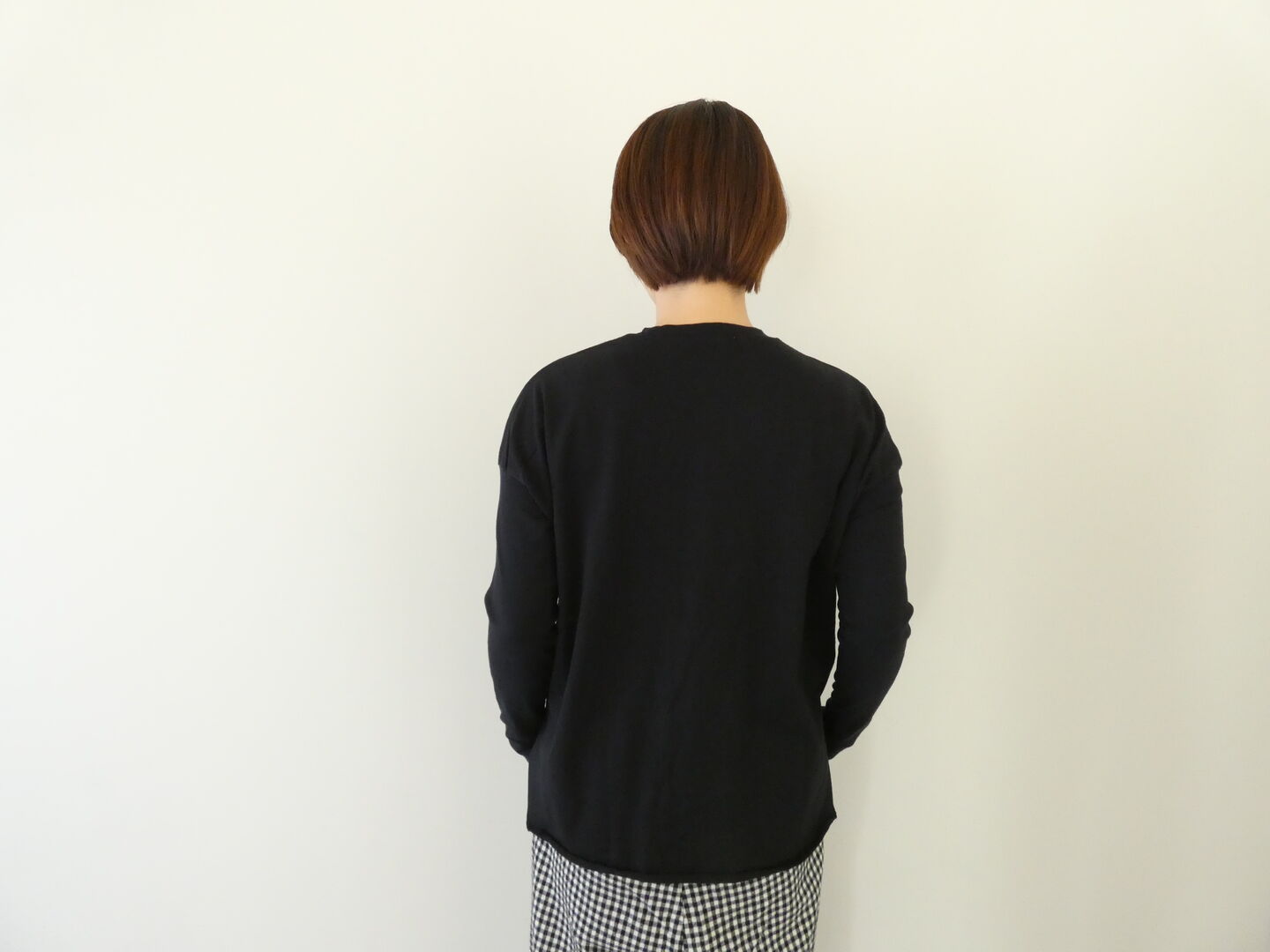 homspun(ホームスパン) 40/2天竺L/S裾ロックプルオーバーの商品画像5